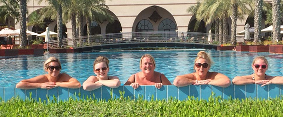 Meg Dubai Jumeriah Zabeel Saray pool