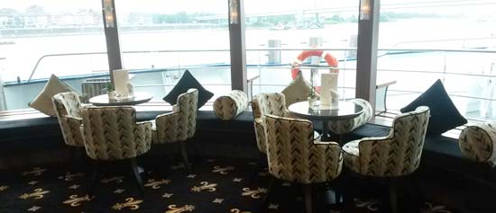 The MS Jane Austen lounge